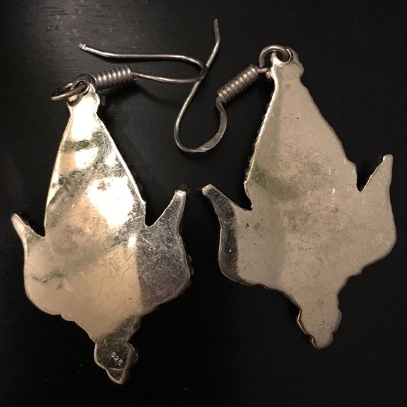 Beautiful turquoise and coral earrings - Picture 5 of 5